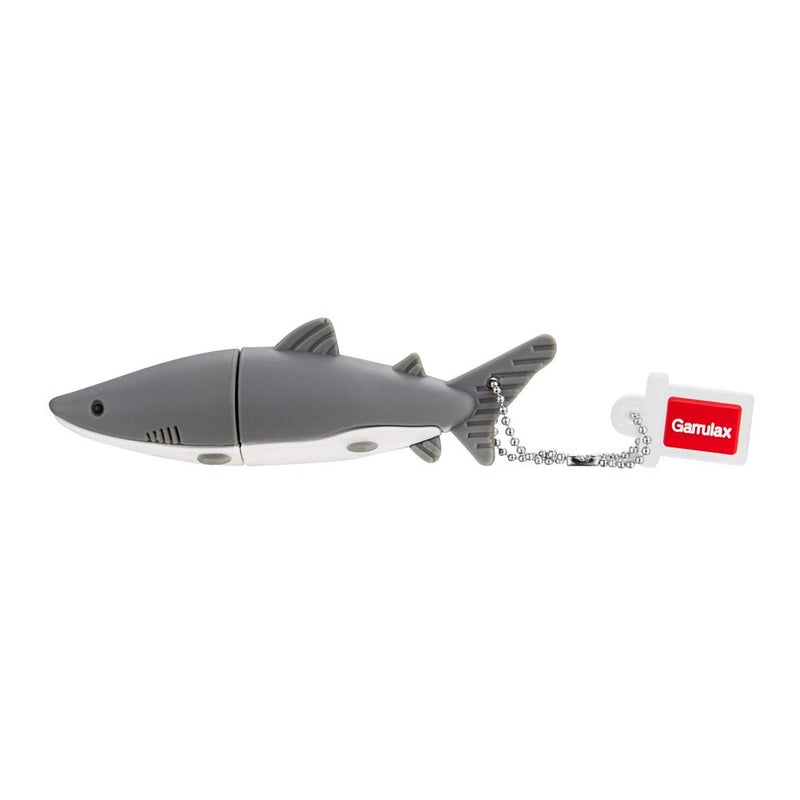 GARRULAX USB Flash Drive, 8GB / 16GB / 32GB USB 2.0 Cute Shape USB Memory Stick Date Storage Pendrive Thumb Drives for Kids Children Collegue Student (16GB, Shark) - Image 1
